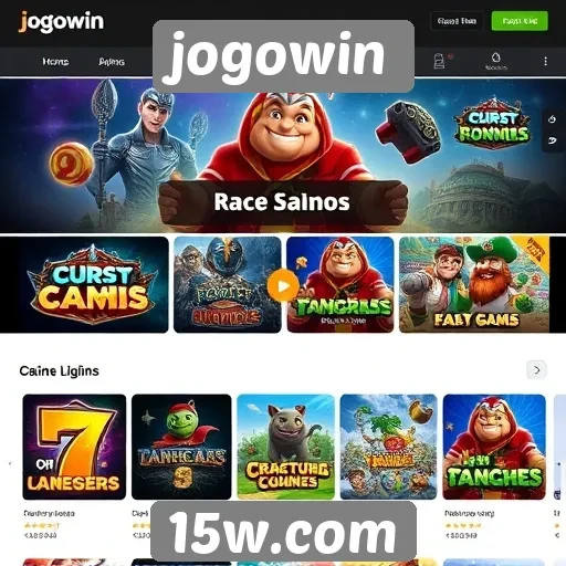 Análise do portfólio de jogos no site jogowin